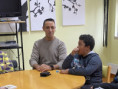 Biblioteca Escolar do Vale do Âncora recebeu o escritor David Costa